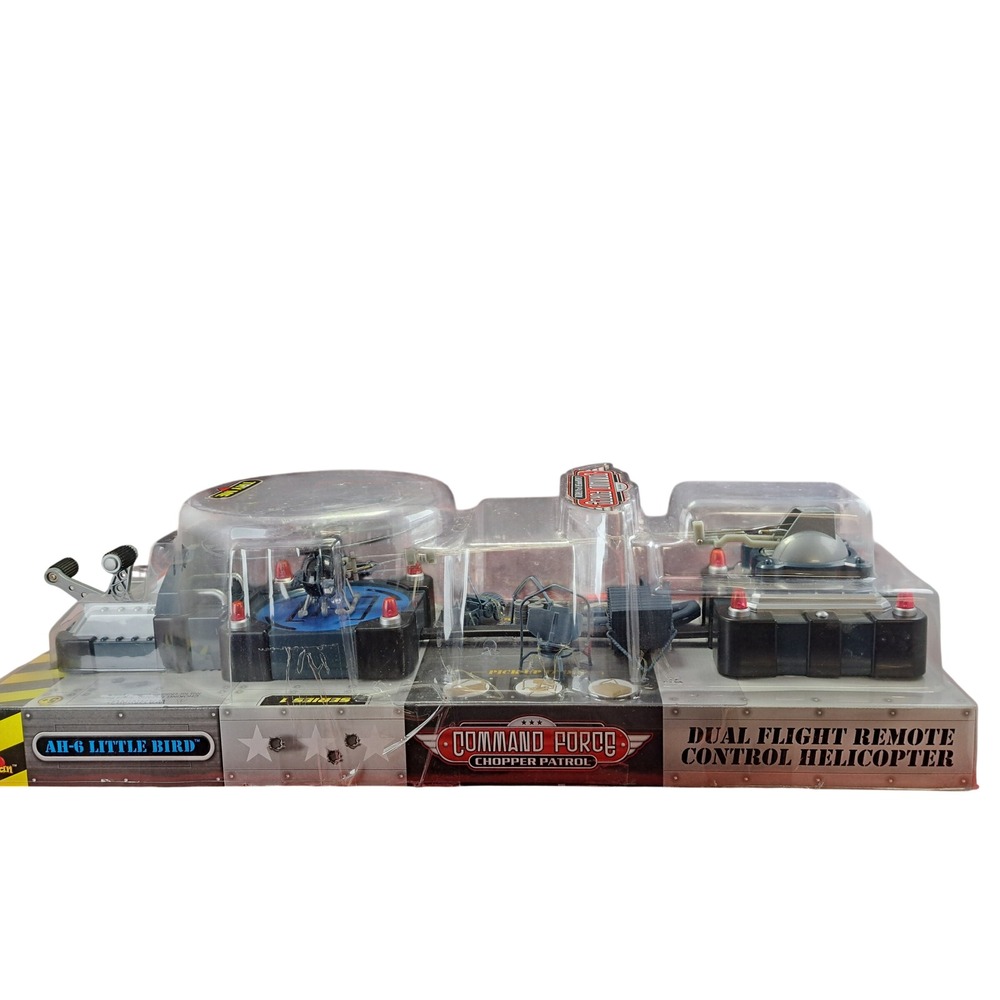 Jasman Command Force Chopper AH-6 Little Bird Black New Open Box